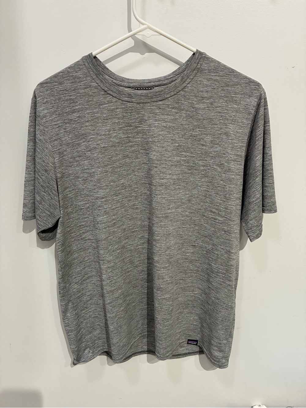 Patagonia Men's Capilene Cool Daily Heathered Gray Short-Sleeve Tee